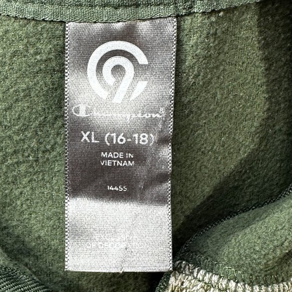 Champion C9 Boy's Size XL 16-18 Jacket Long Sleeve Sweatshirt Zip Closure New - Picture 9 of 16